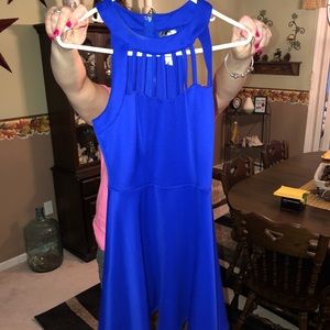 Trixxi blue casual dress